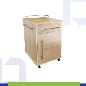 Medical Wooden Bed side Cabinet_(1)